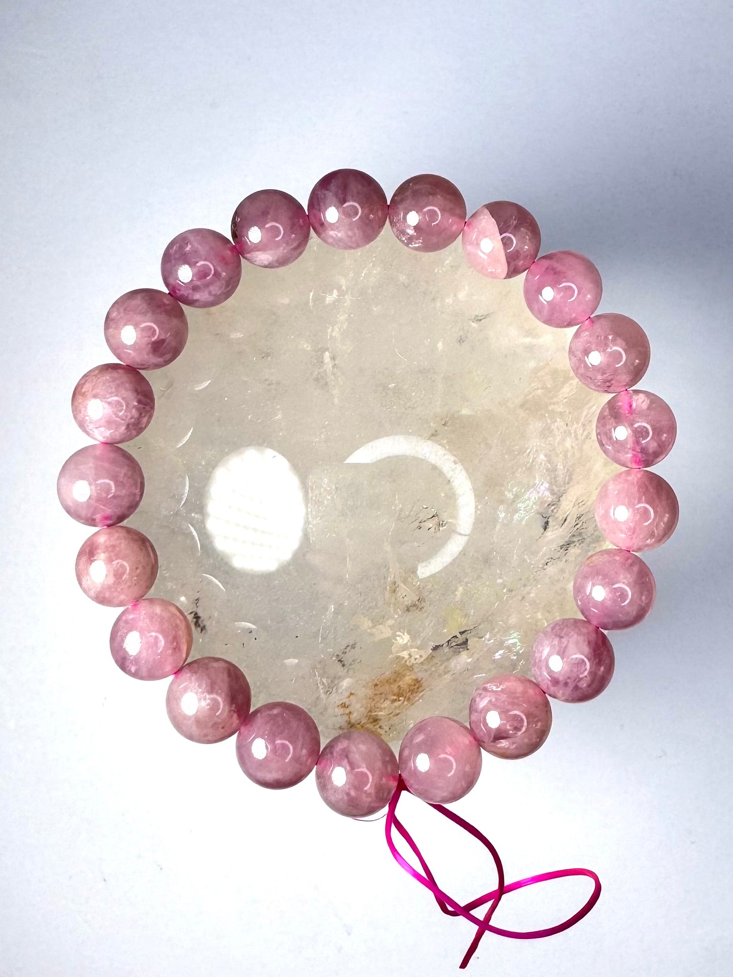 Lavender Rose Quartz Bracelet
