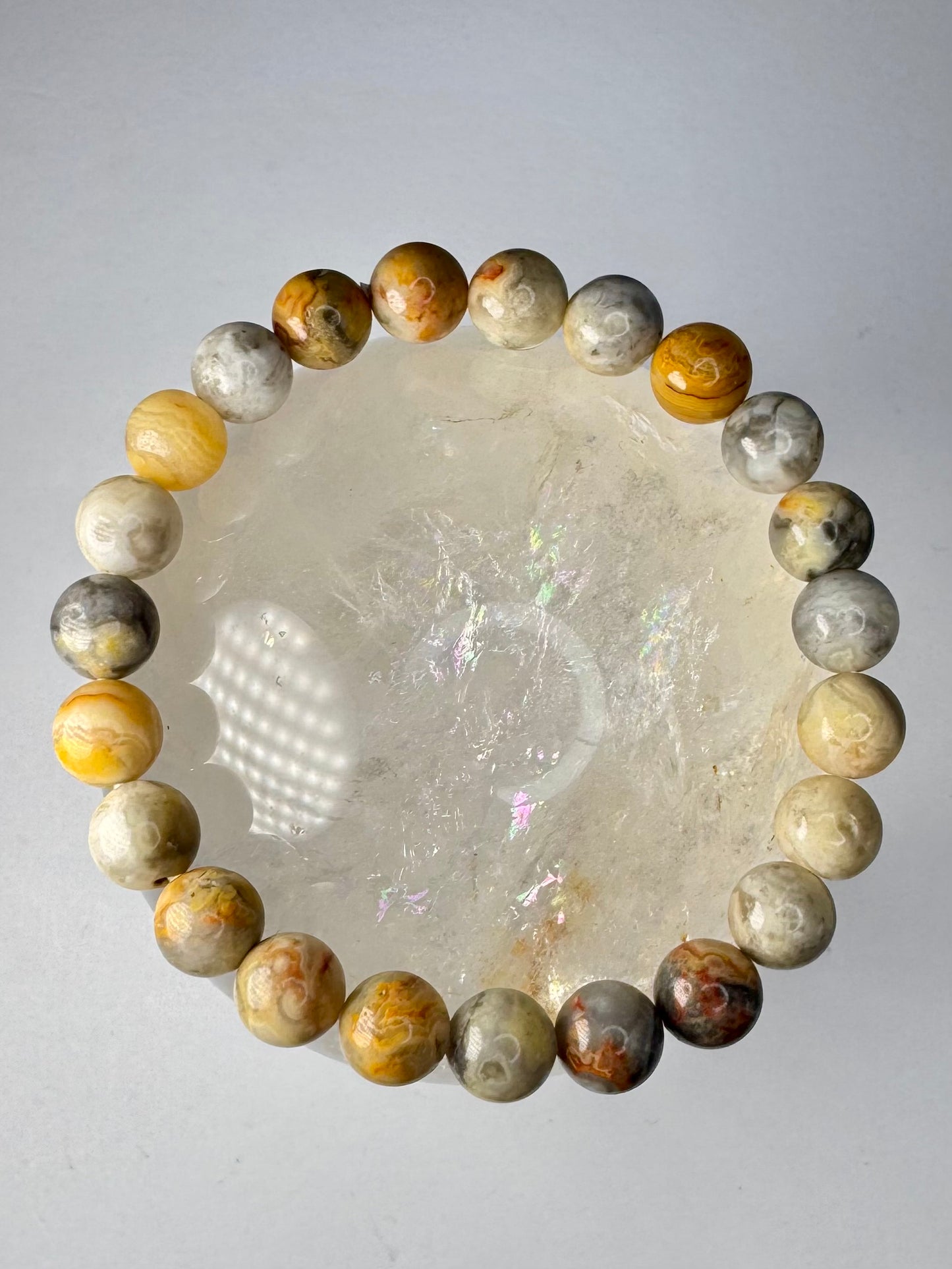 Crazy Lace Agate Bracelet