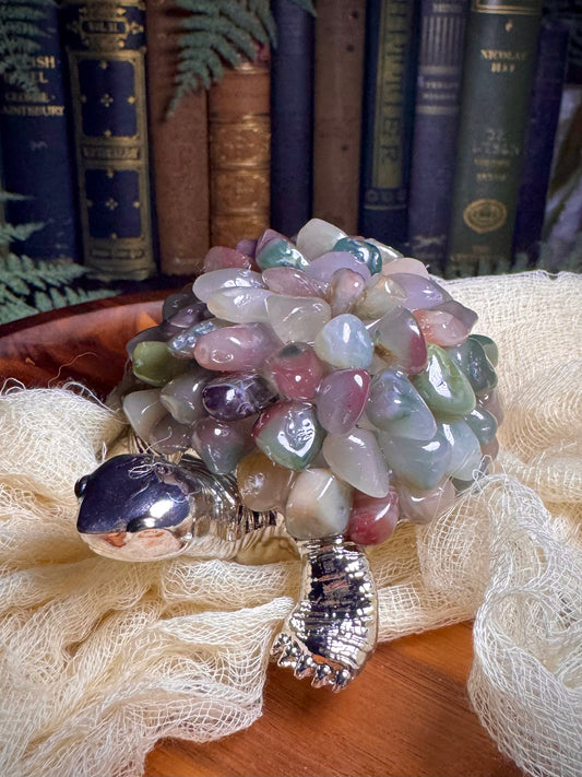 Mixed Material Chip Turtle Lamp