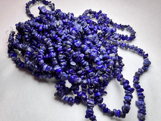 Lapis Lazuli Chip Necklace/Bracelet Wrap