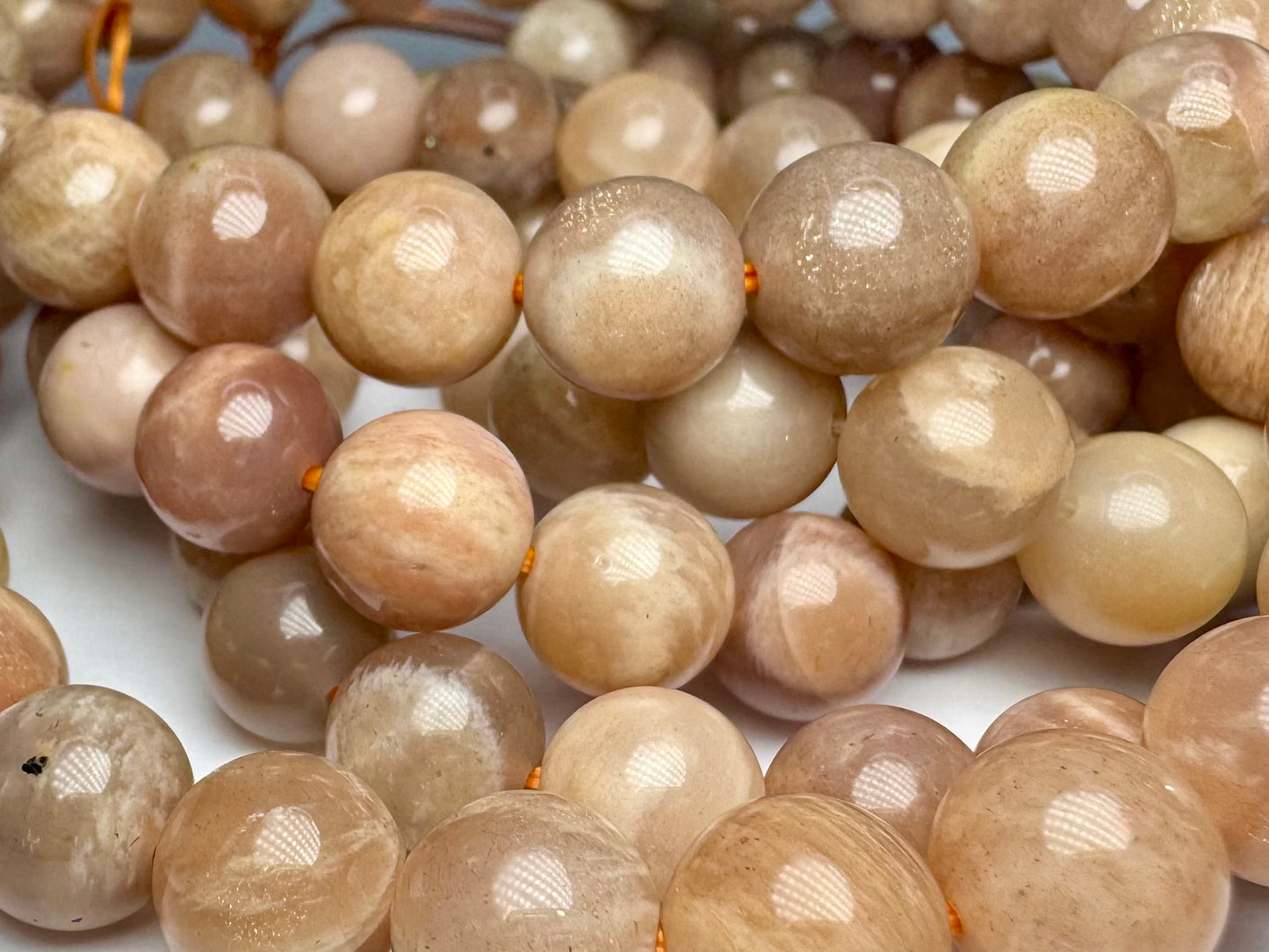 Peach Moonstone Bracelet