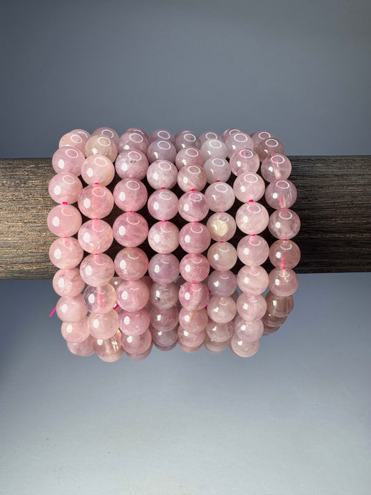 Lavender Rose Quartz Bracelet