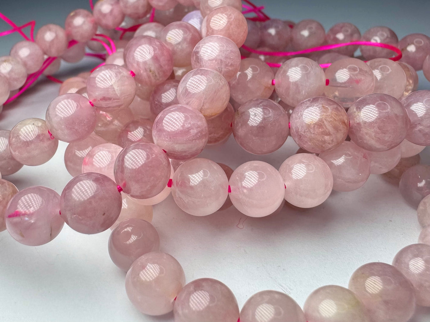 Lavender Rose Quartz Bracelet