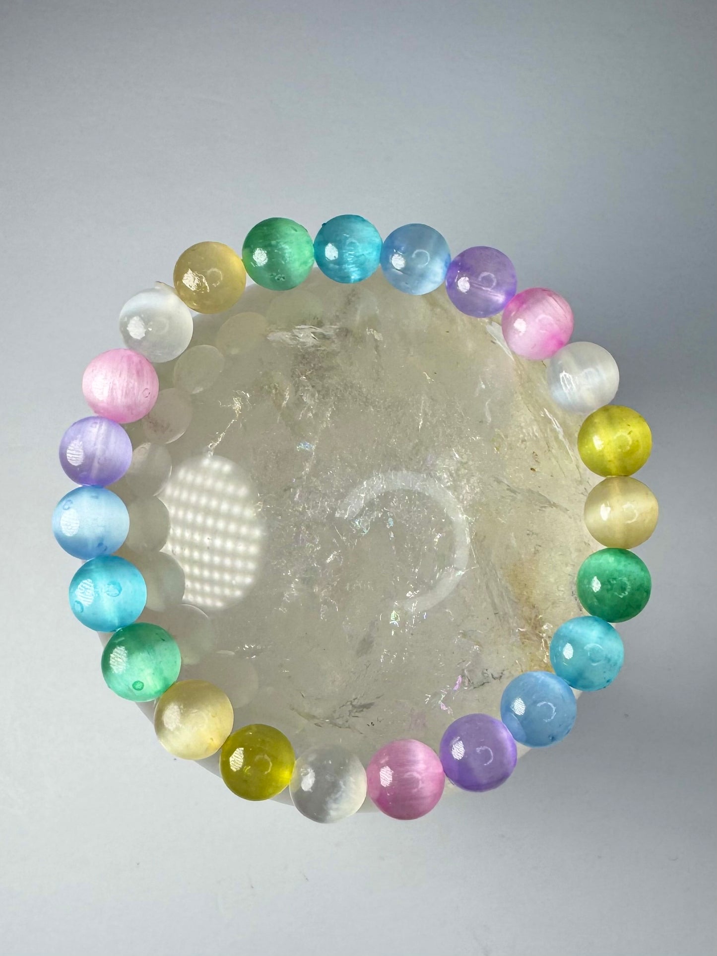 Candy Selenite Bracelet