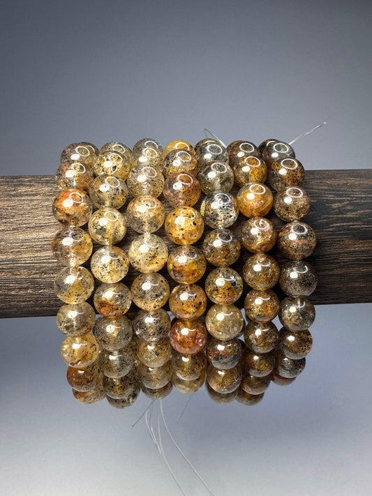 Black Strawberry Quartz Bracelet