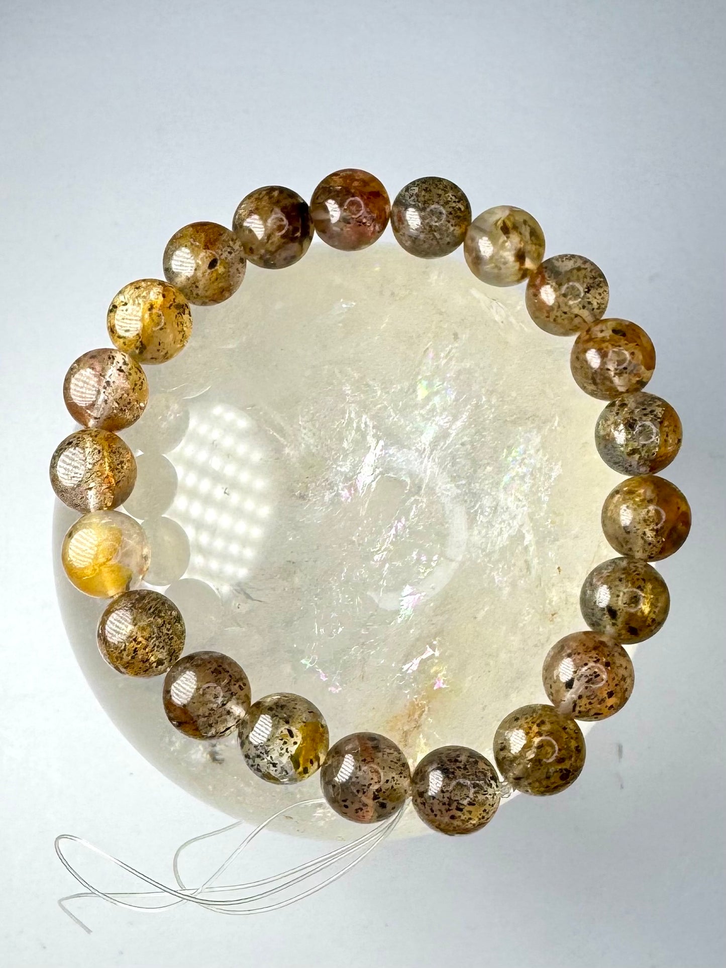 Black Strawberry Quartz Bracelet