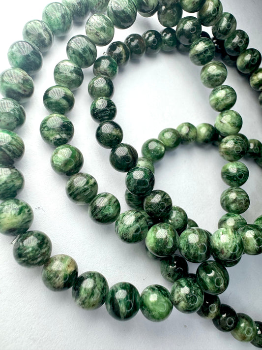 Emerald Green Mica Bracelet