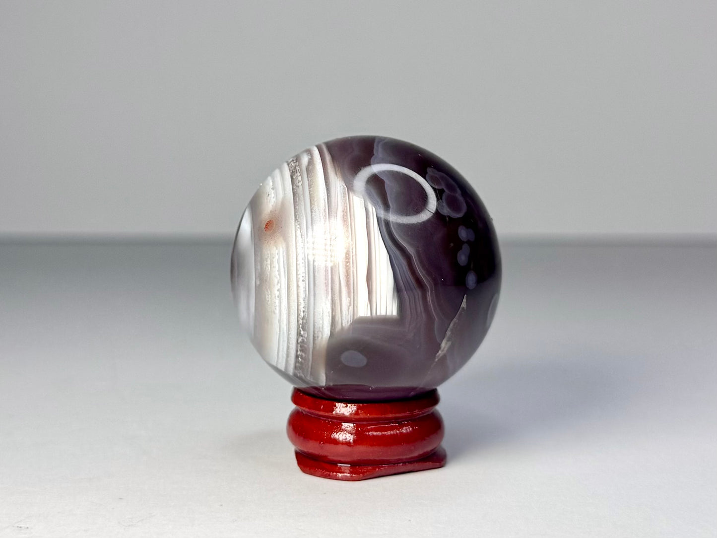 Mozambique Pink Agate Sphere - B