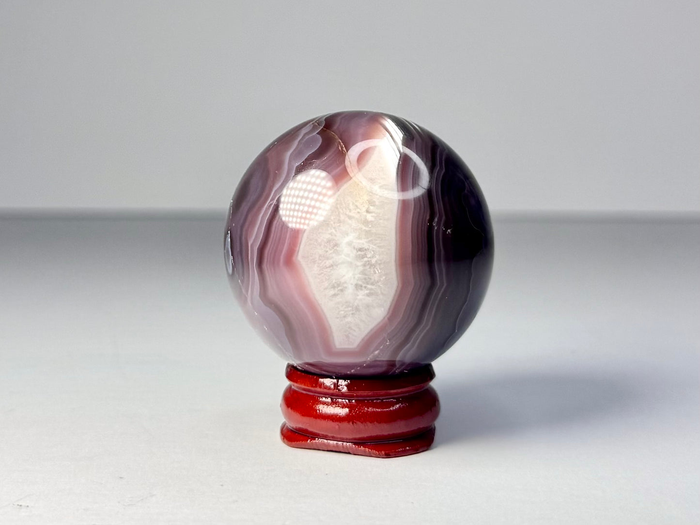 Mozambique Pink Agate Sphere - B