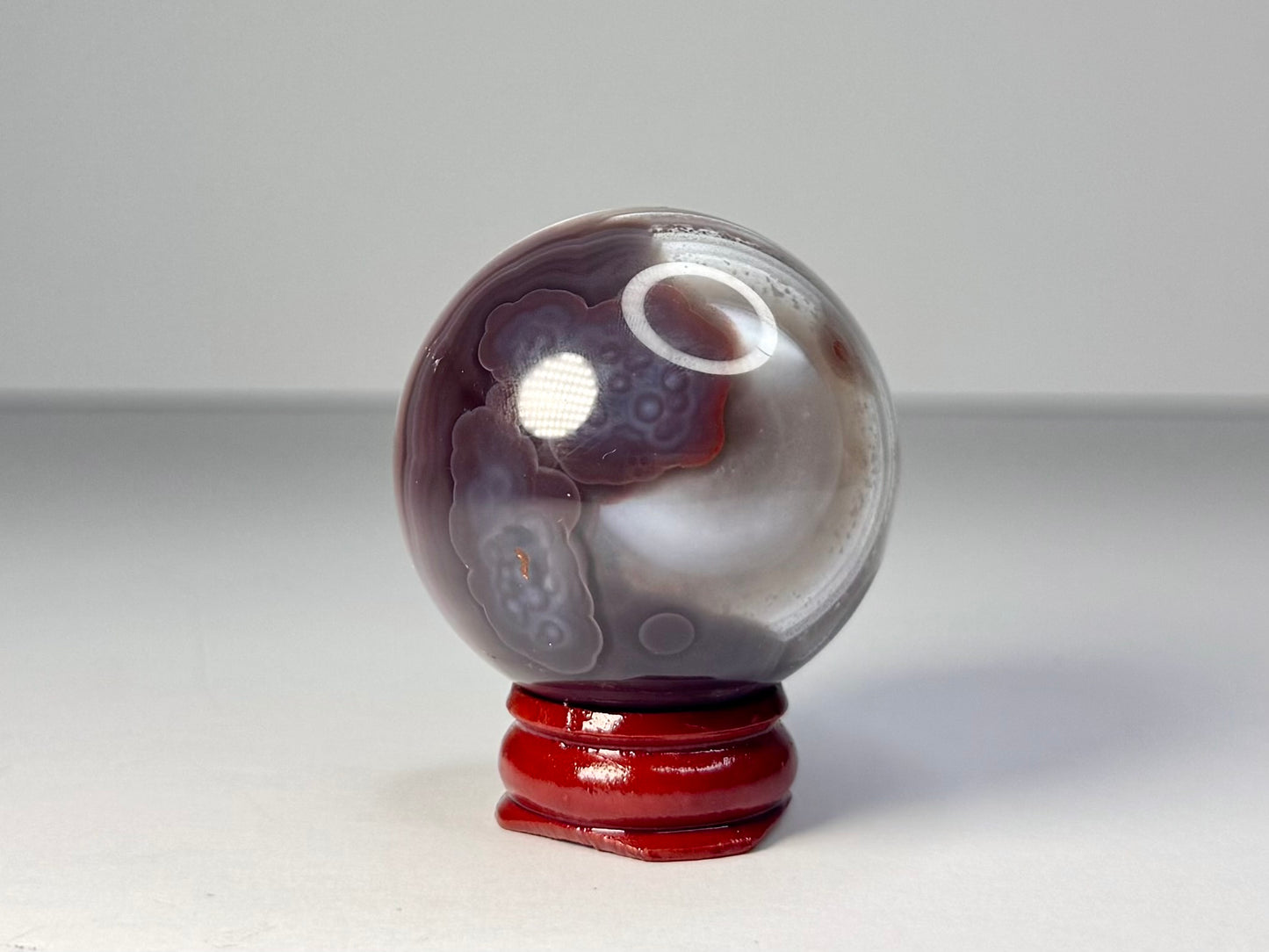 Mozambique Pink Agate Sphere - B