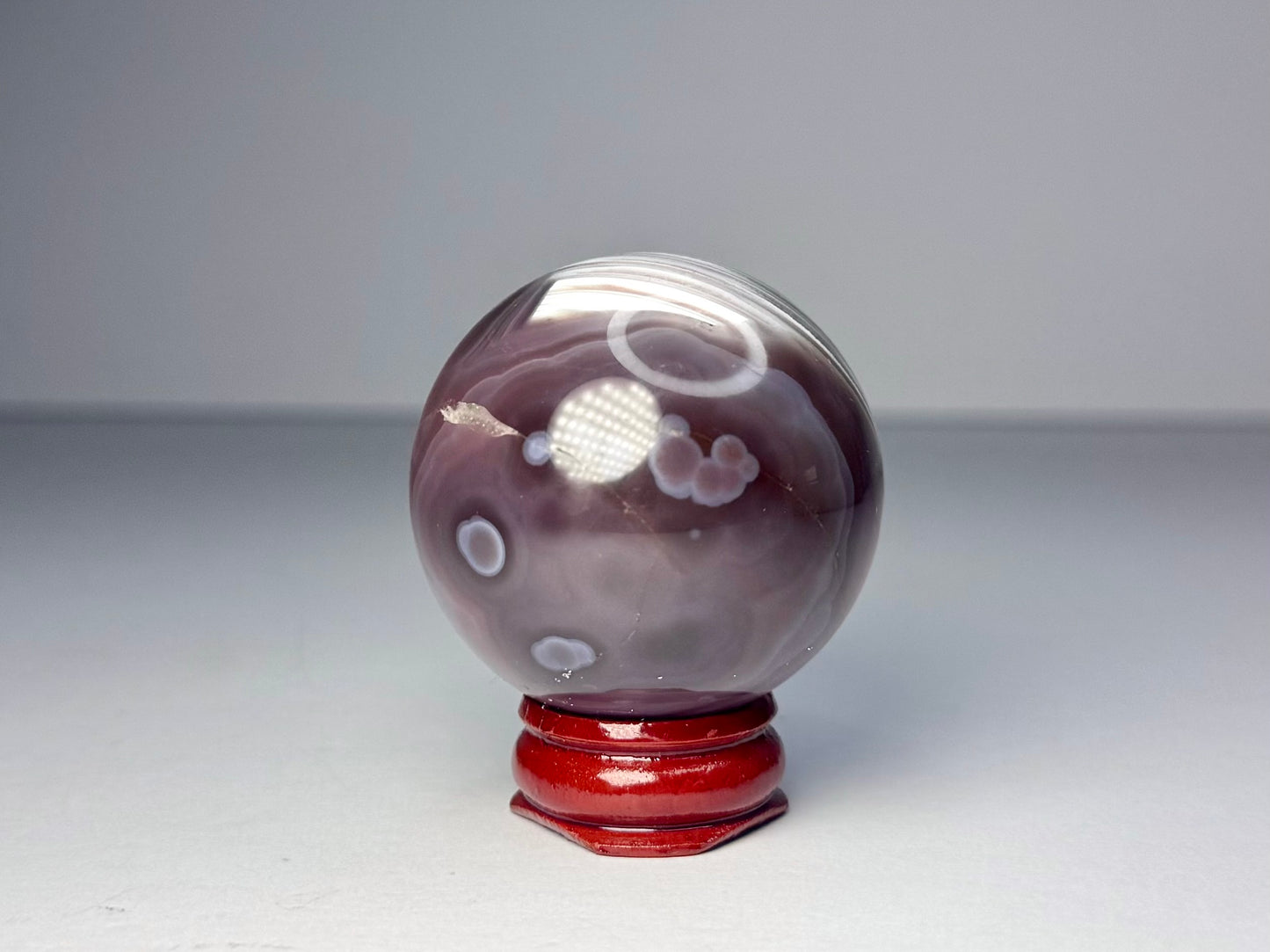 Mozambique Pink Agate Sphere - B