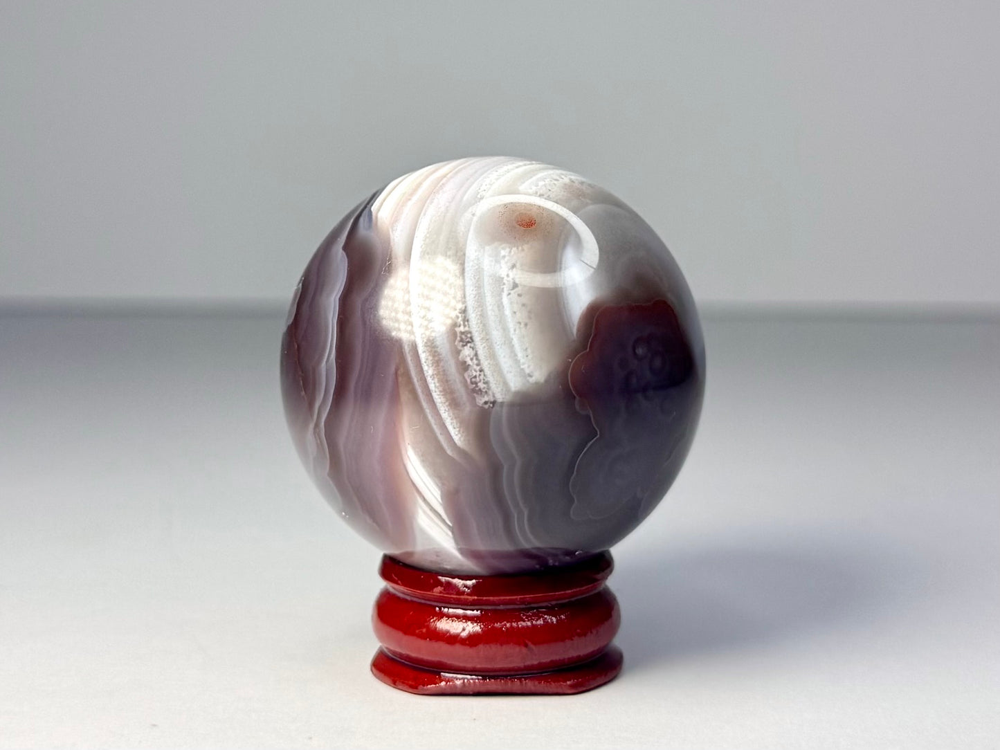 Mozambique Pink Agate Sphere - B