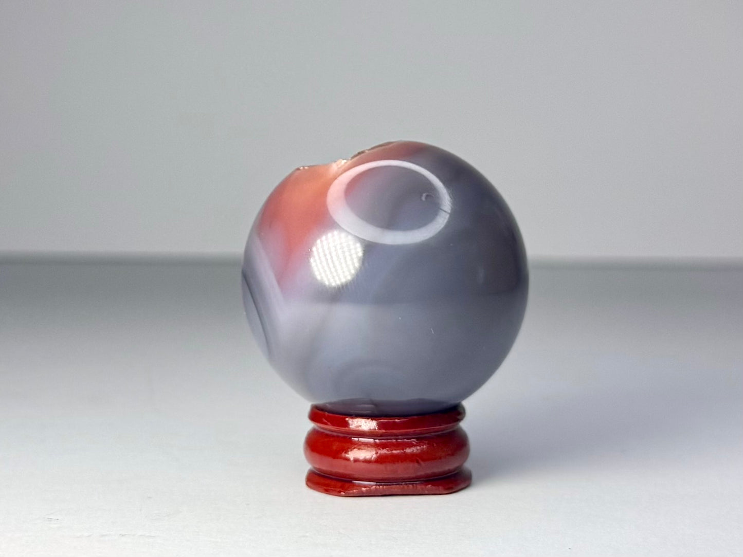 Mozambique Pink Agate Sphere - C