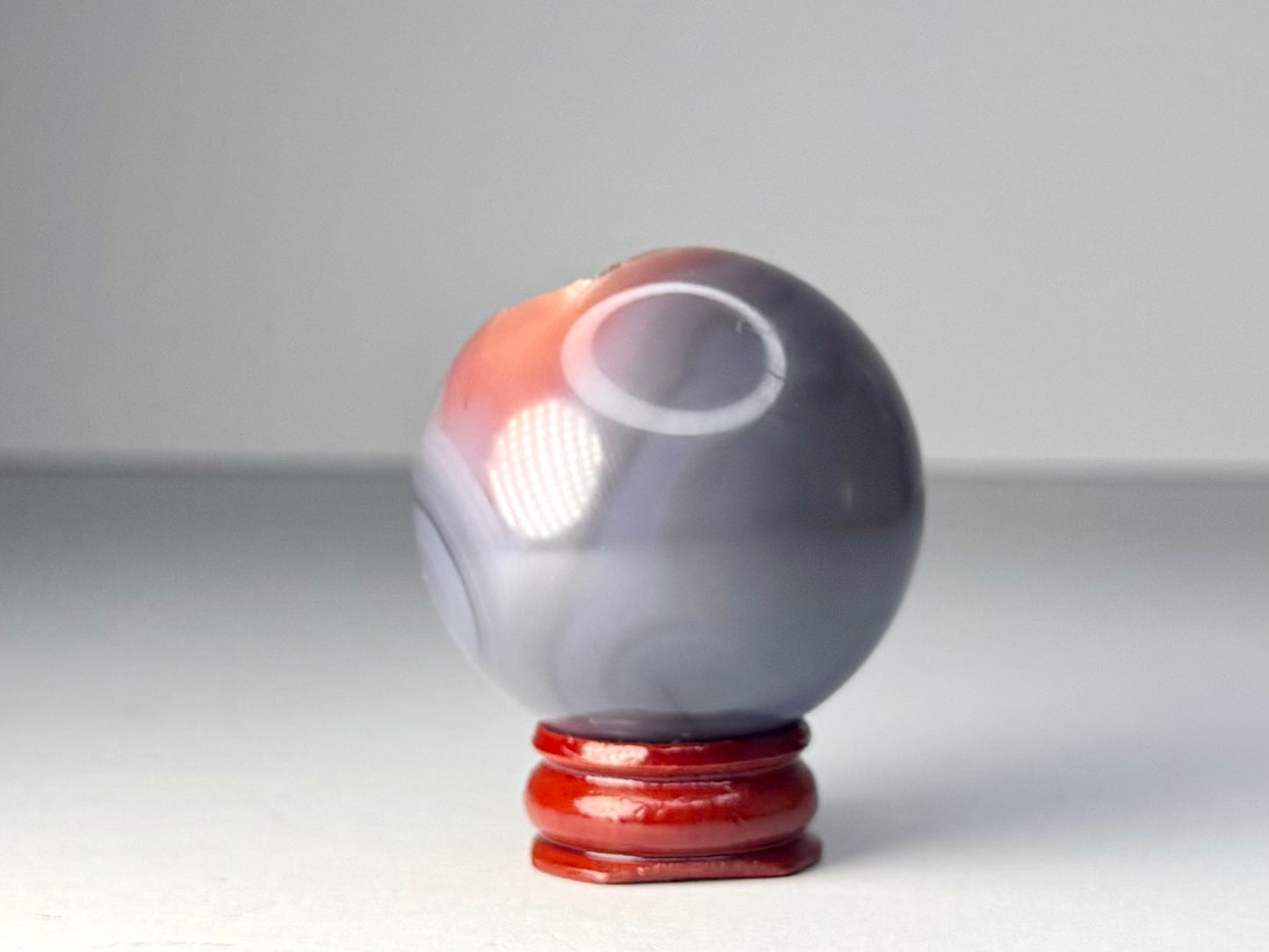 Mozambique Pink Agate Sphere - C