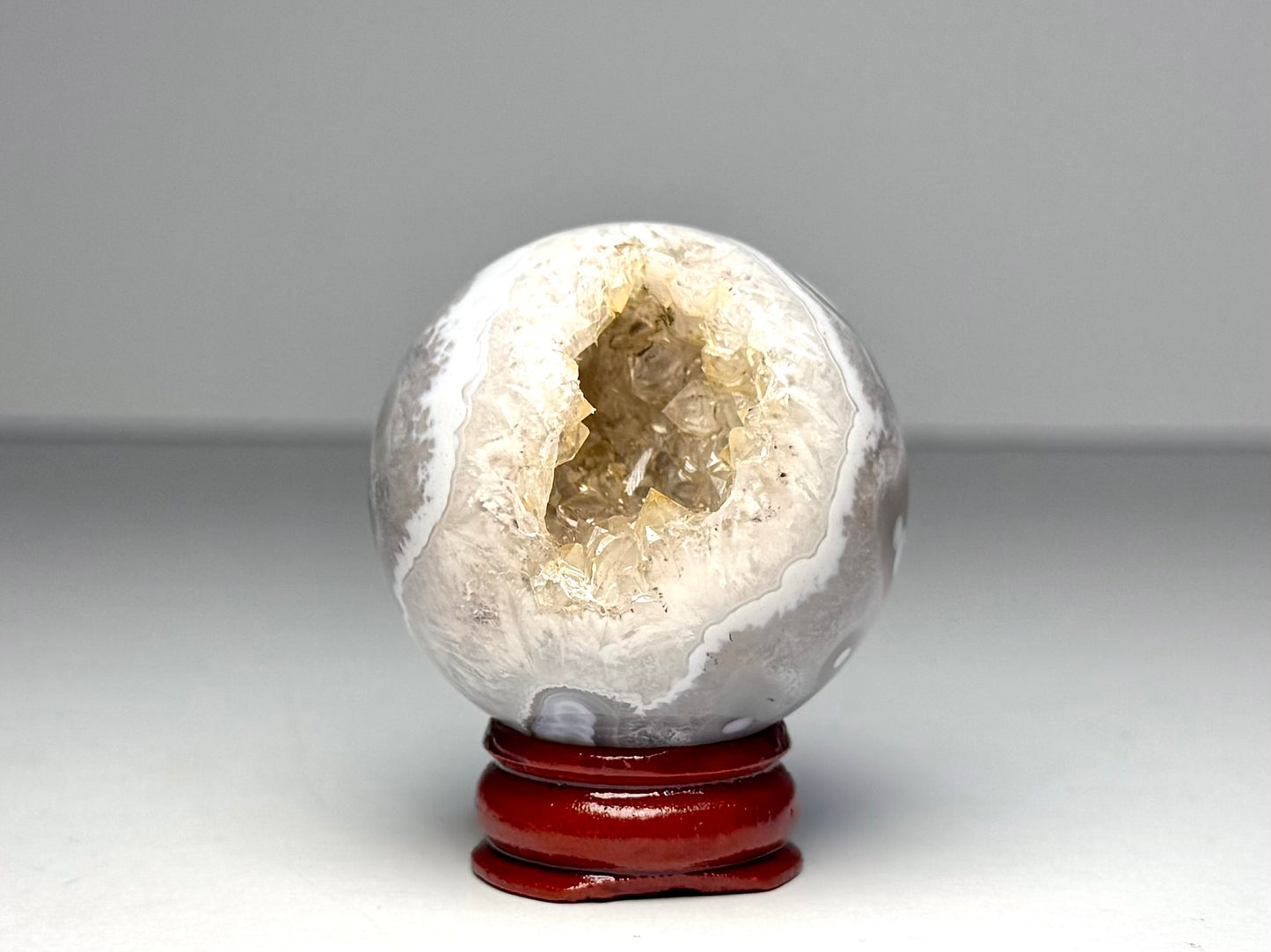 Mozambique Pink Agate Sphere - E