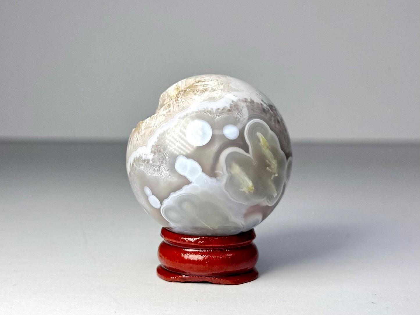 Mozambique Pink Agate Sphere - E