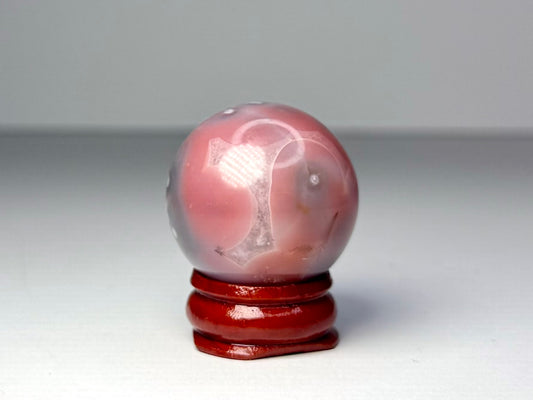 Mozambique Pink Agate Sphere - F