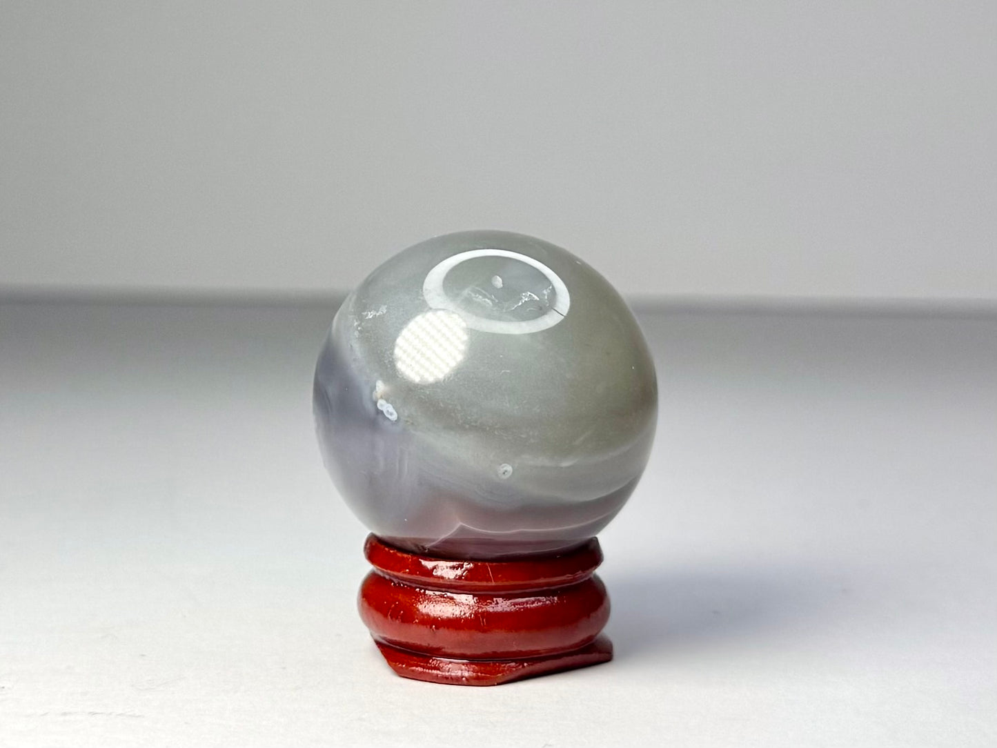 Mozambique Pink Agate Sphere - G