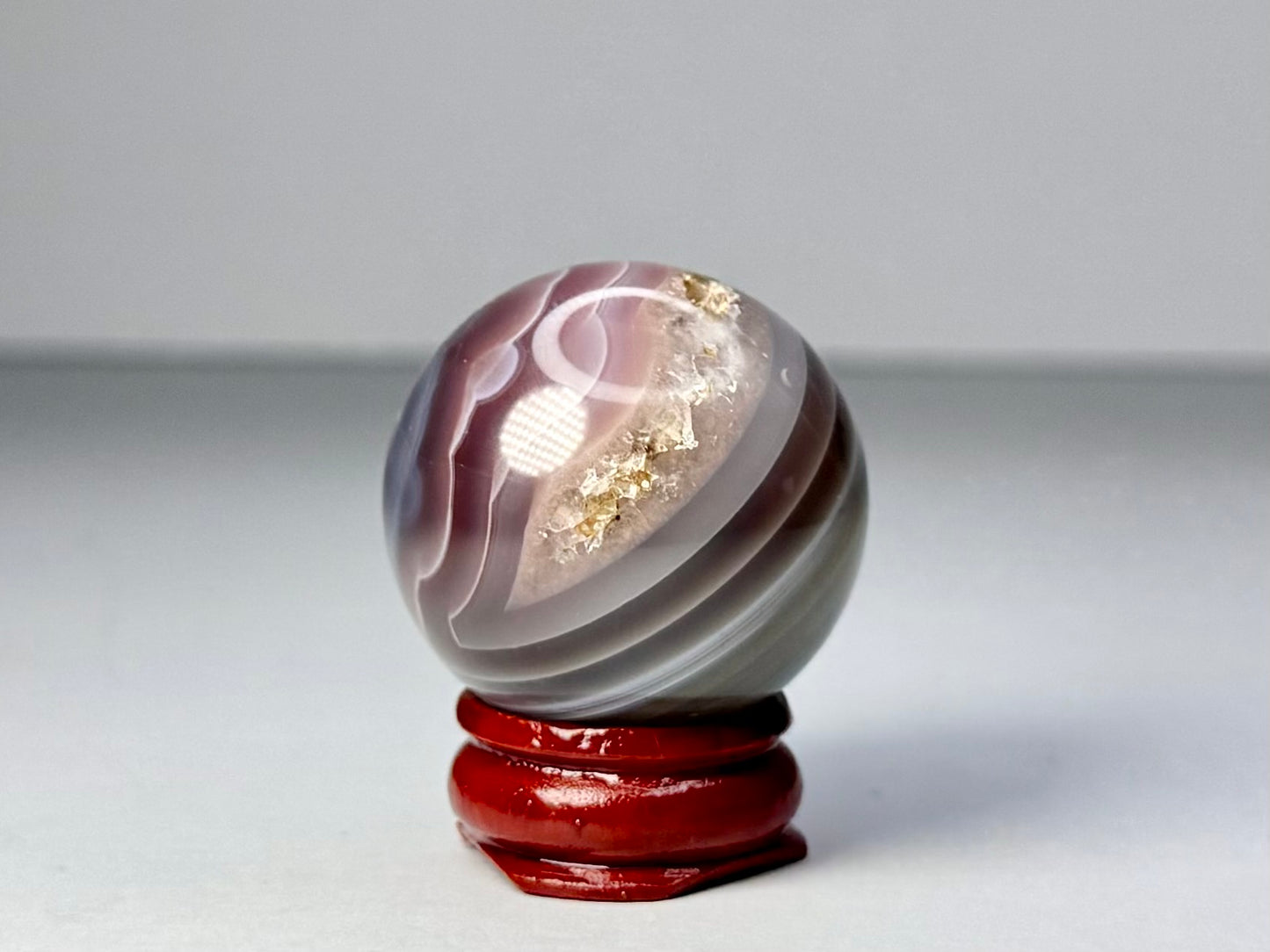 Mozambique Pink Agate Sphere - G