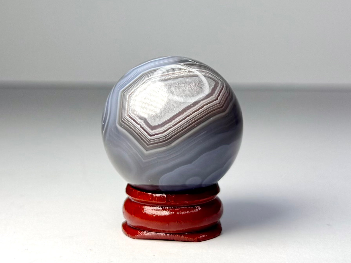Mozambique Pink Agate Sphere - H