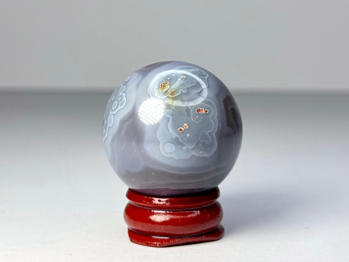 Mozambique Pink Agate Sphere - H