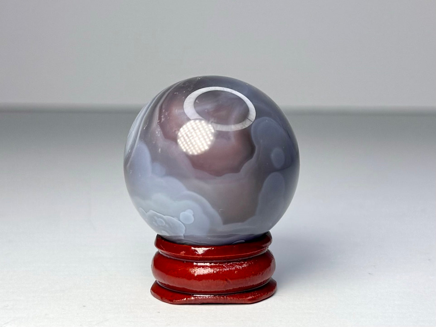 Mozambique Pink Agate Sphere - H