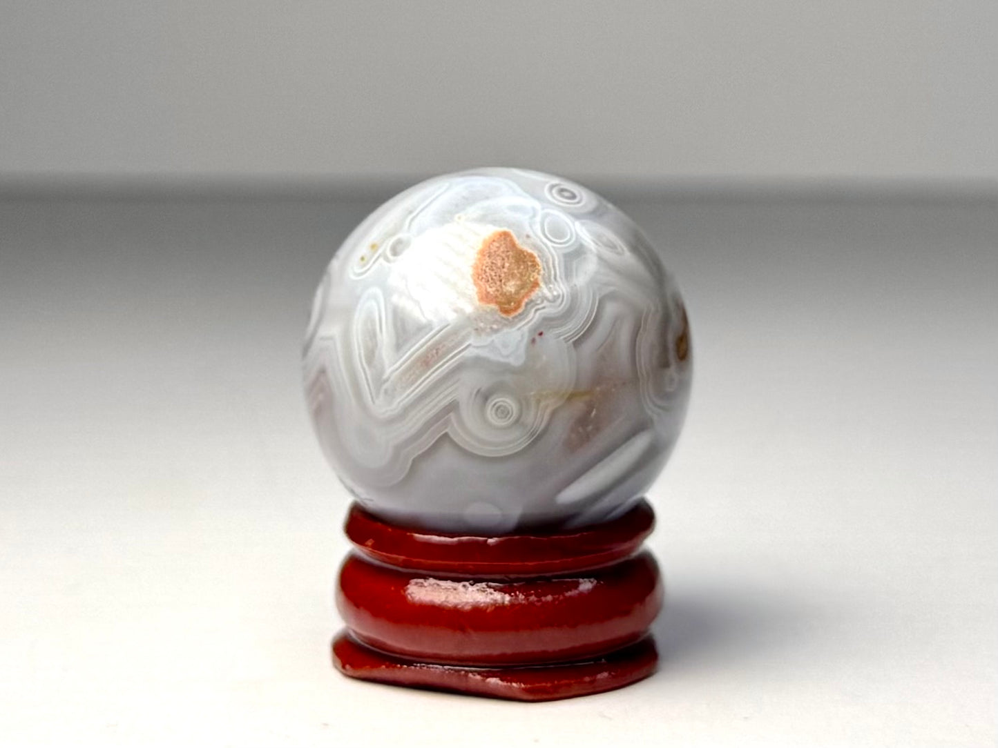Mozambique Pink Agate Sphere - I