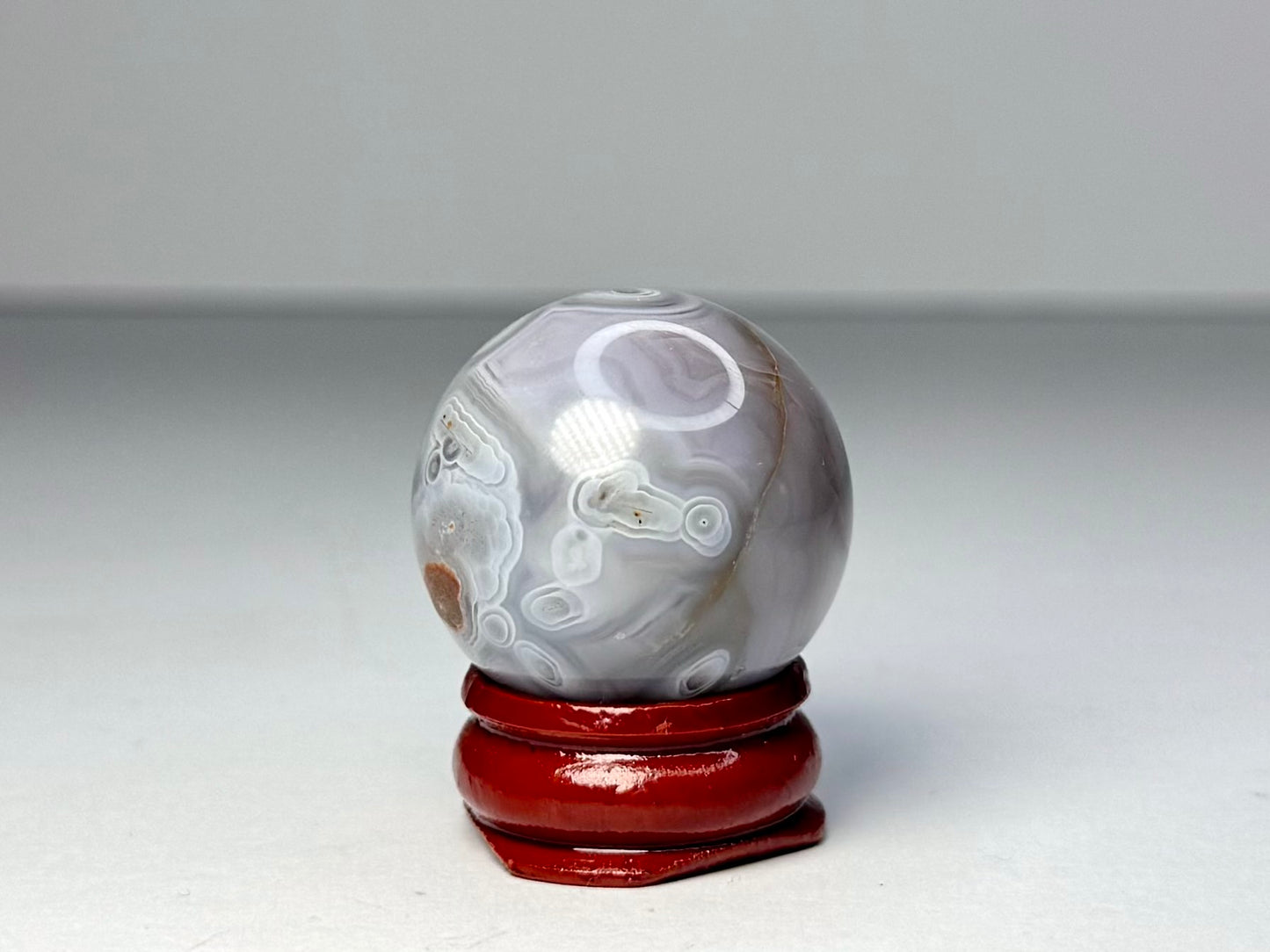 Mozambique Pink Agate Sphere - I