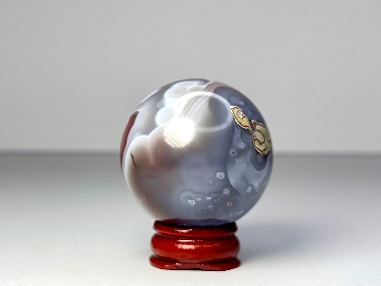 Mozambique Pink Agate Sphere - K