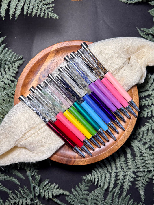 Crystal Chip Pen - Black Ink