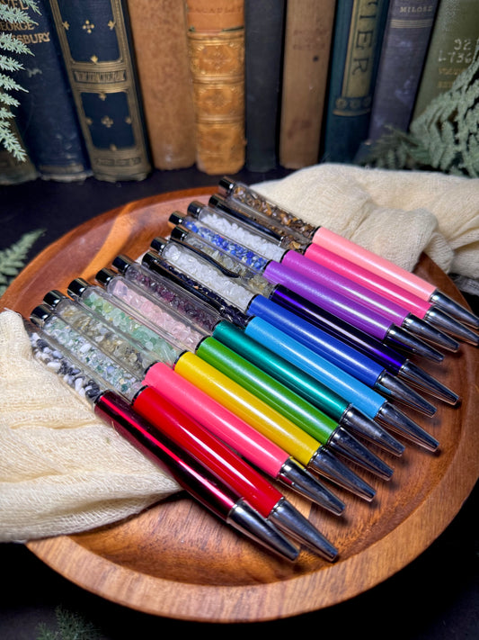 Crystal Chip Pen - Black Ink