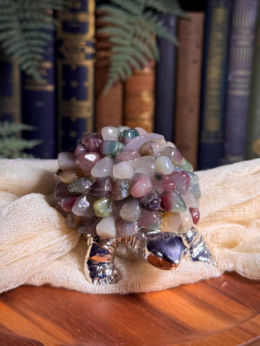 Mixed Material Chip Turtle Lamp