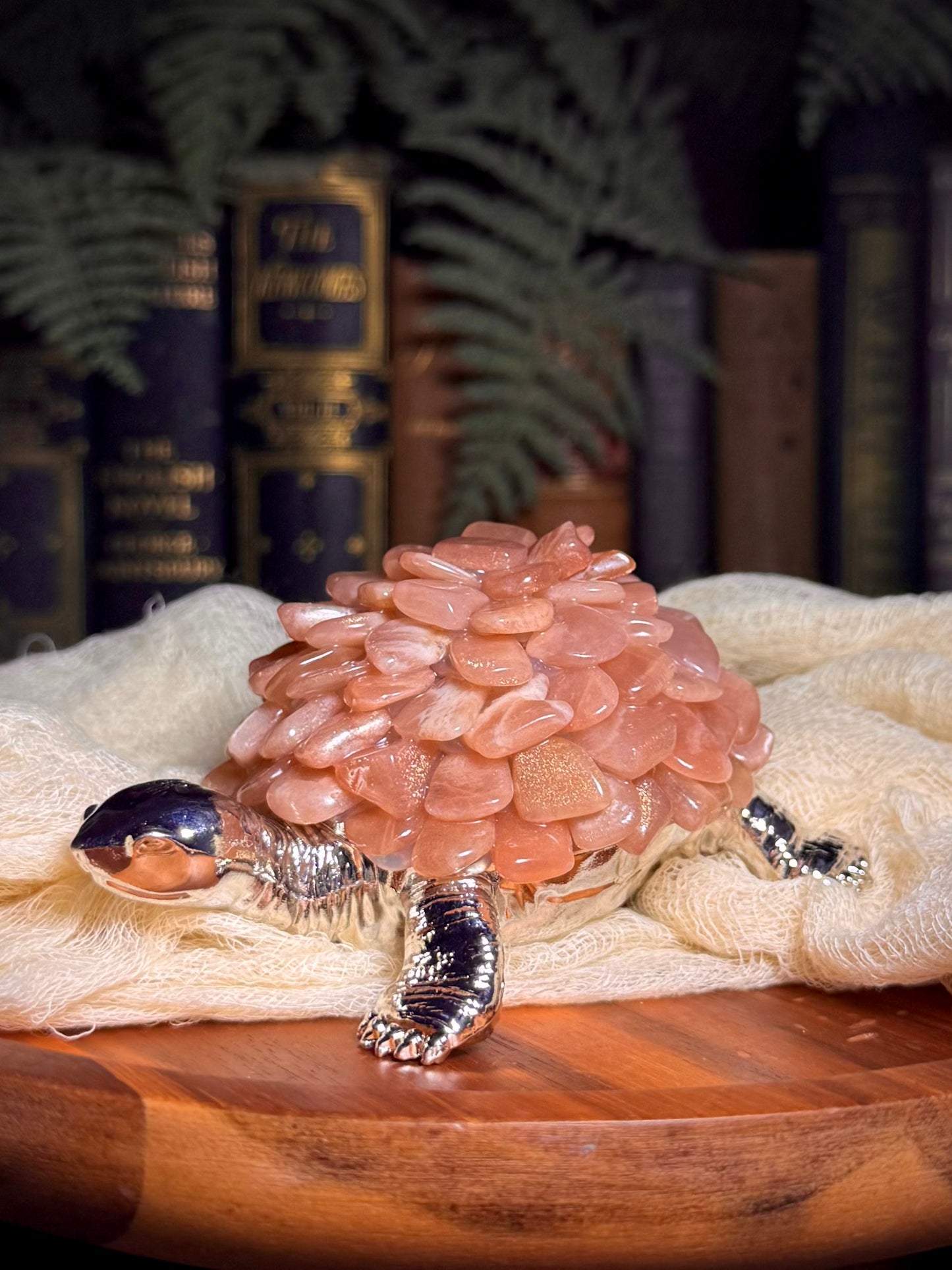 Sunstone Chip Turtle Lamp